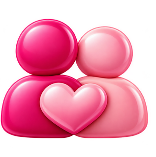 Ícono de terapia de pareja